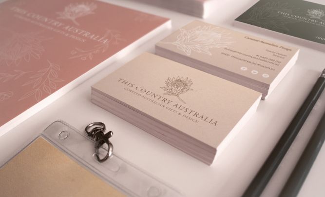 This Country Australia Business Card Concept