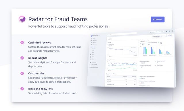 Stripe website