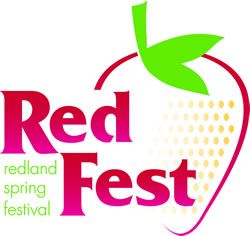 Redland Spring Festival strawberry logo 2009