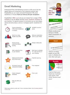 Email Marketing Landing Page